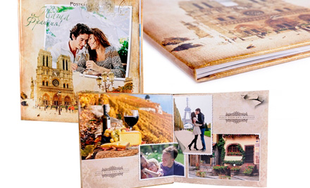 Создайте свою книгу воспоминаний! Скидка до 60% на печать фотокниг Премиум на 10 разворотов через редактор фотопродукции от компании PRINTBOOK.ru (479 руб. вместо 1199 руб.)